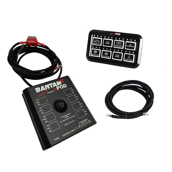 sPod BantamX HD - Universal with 84" battery cable